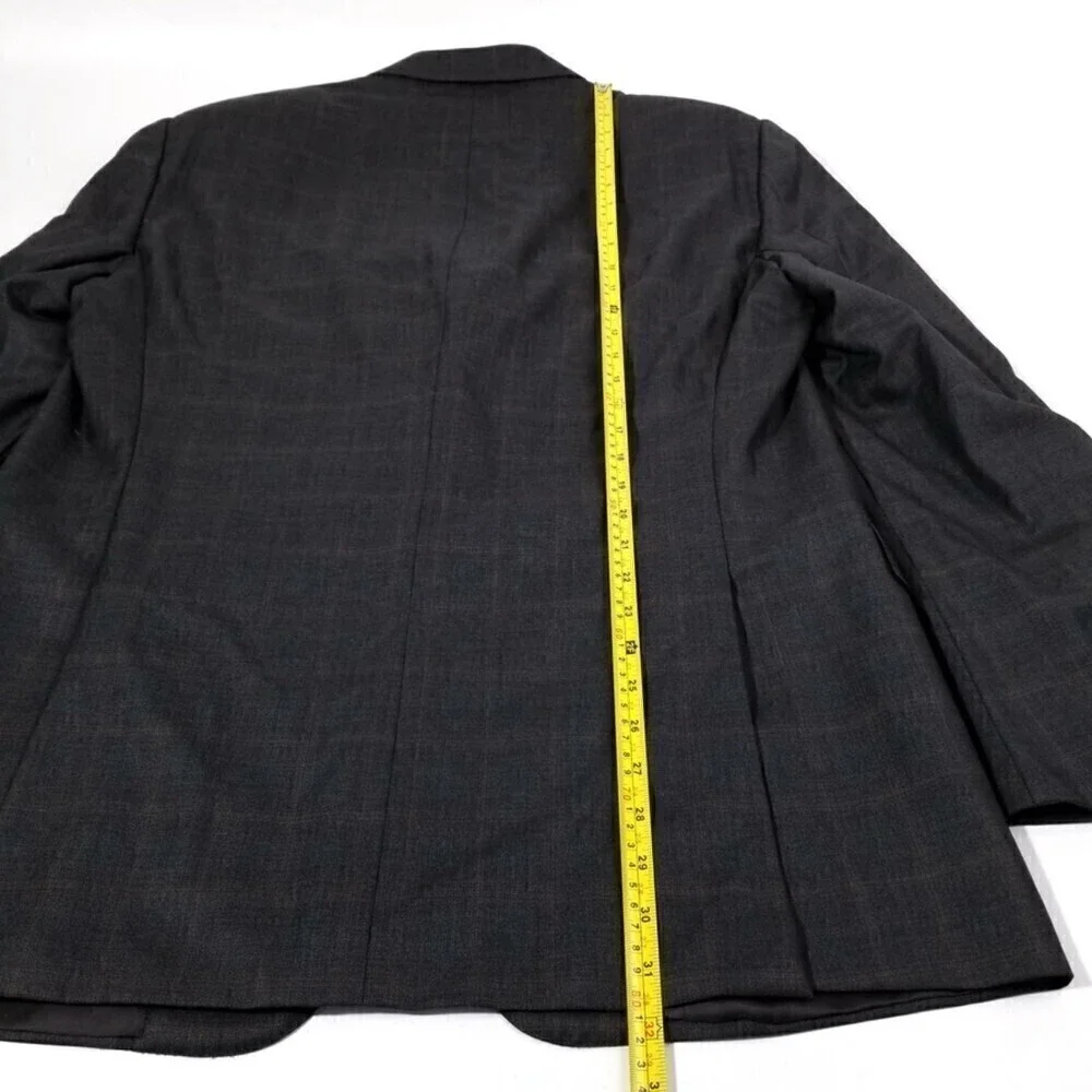 Ermenegildo Zegna 15 milmil 15 Luxe 100% Wool Blazer 3 Button Suit Jacket Men 44